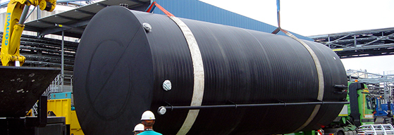 plastic tank construction for chemical industry